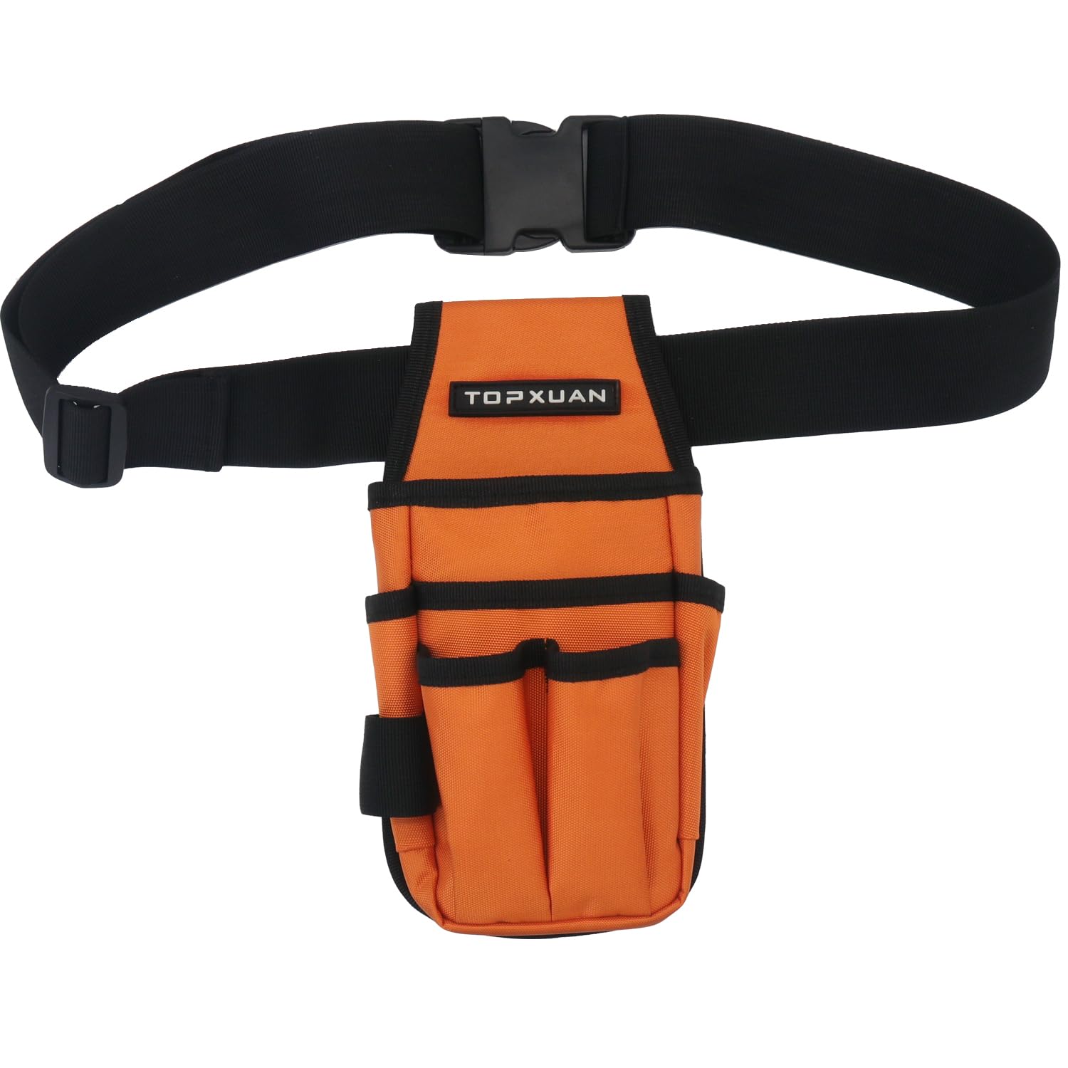 TOPXUANOrganizer Tool Belt,Hand Tools Pouches With Webbing Belt Multi-Purpose for Electrician Carpenter Construction Orange
