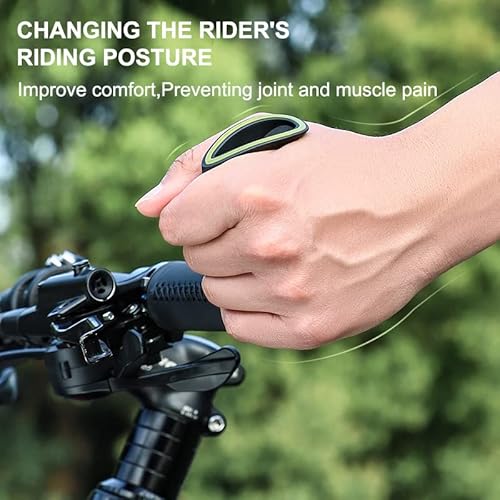 Ergonomic Design Bike Handles, 2023 New Mountain Bike Bicycle Handlebar Grips, Soft Bicycle Handlebar Grips With Non-Slip Rubber For, Universal For Most Bicycles (1 Pcs) #TOP5