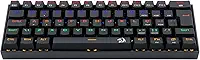 Redragon TECLADO GAMER MECANICO LAKSHMI RAINBOW PRETO SWITCH MARROM ABNT2