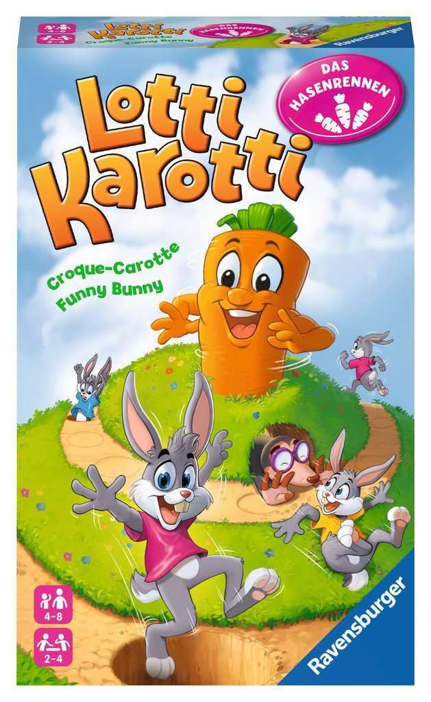 Ravensburger Lotti Karotti, the Rabbit Race, 20962 Gift Game for Children and Families from 4 Years