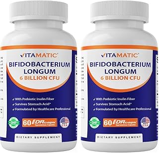 Vitamatic Bifidobacterium Longum Probiotic Capsules (2-Pack)
