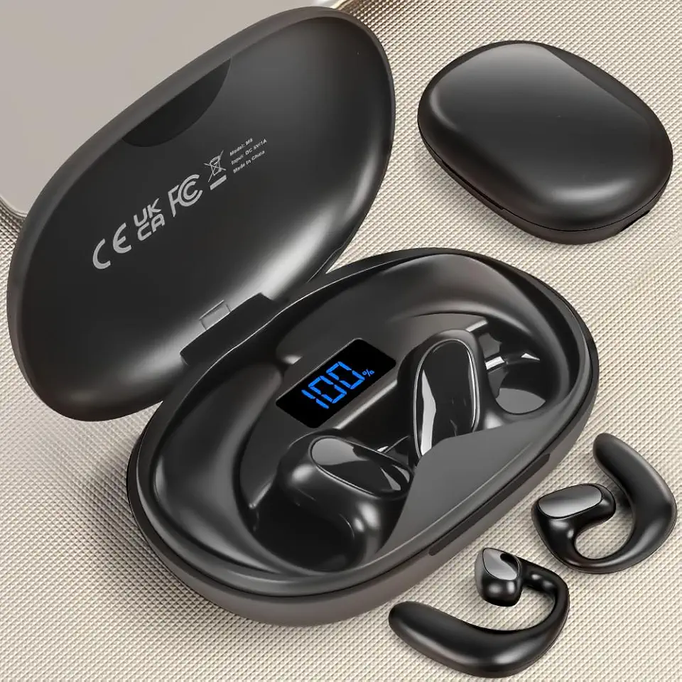 Fone Tradutor Simultâneo, Tradutor de Idiomas em Tempo Real, Fone Tradutor, Tradutor Instantaneo, Preto