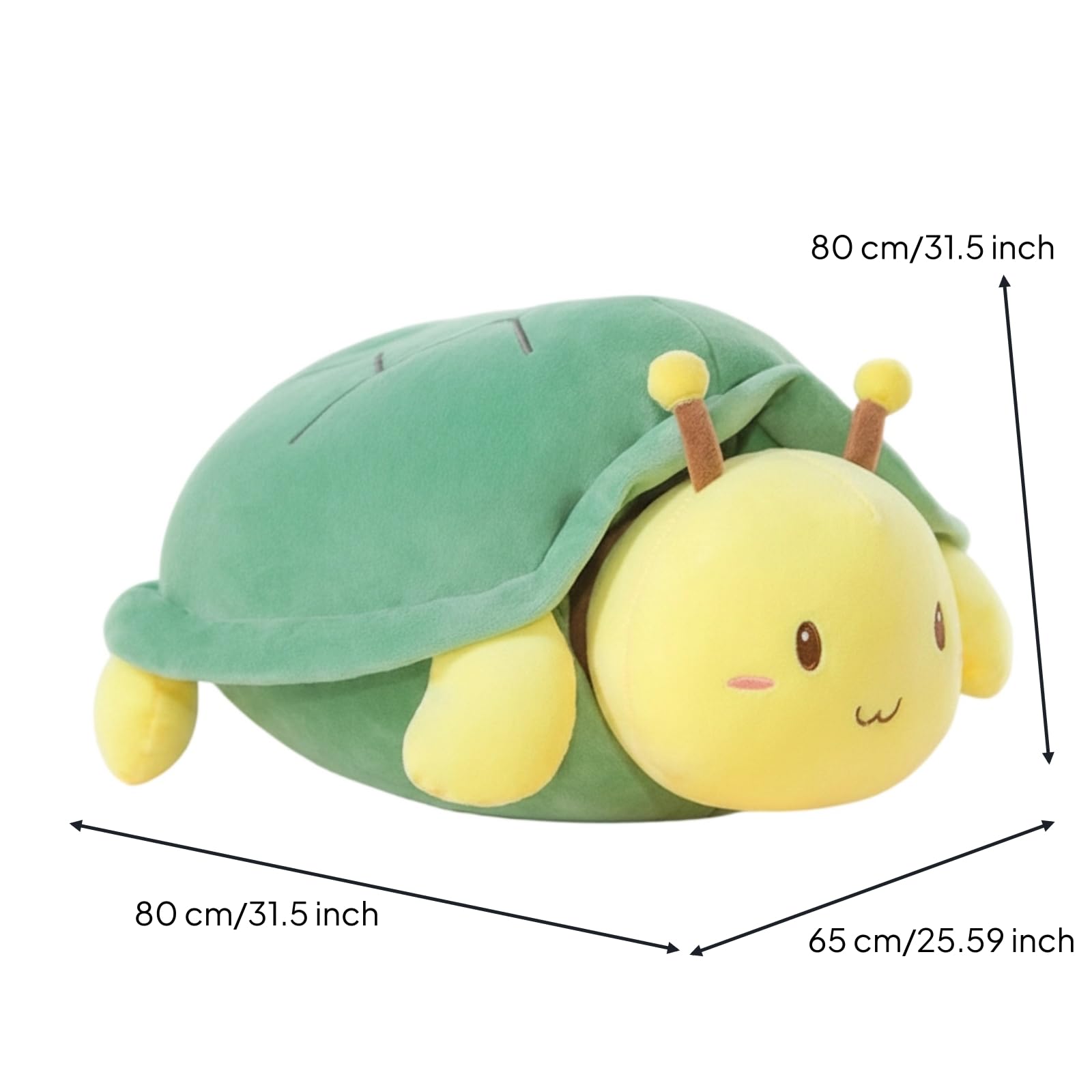 MagiDeal Cuscino Indossabile Peluche Cuscino Peluche Cuscino Morbido Cuscino Corpo Imbottito Che Sostiene il Riposo E La Seduta Adatto per Relax Serale Lettura Casa Regalo, 80cm