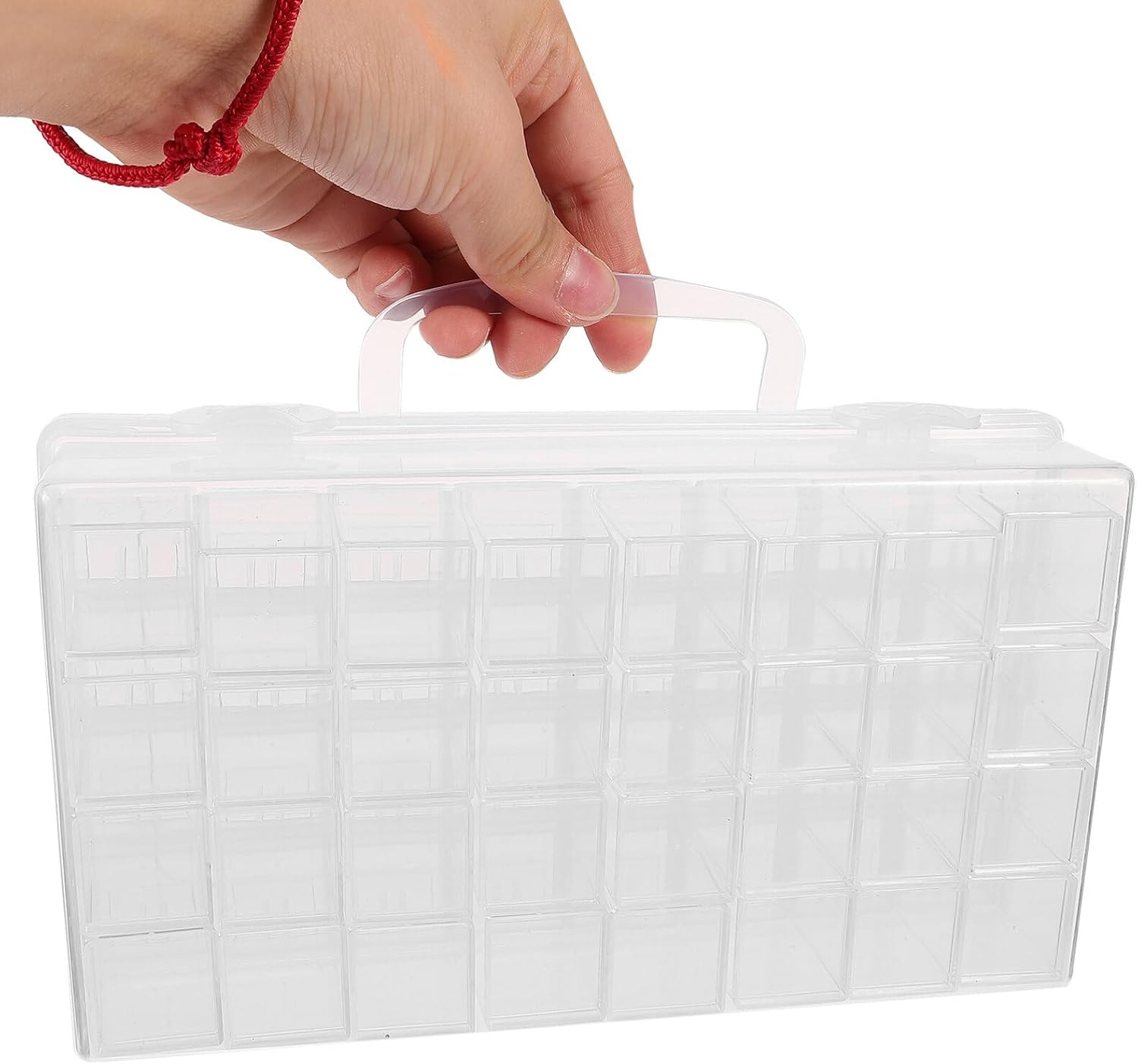 Beads Organizer Box Multi Jewelry Storage Case for Beads and Charms Compact Design for Easy Organization Material for Crafts and Accessories