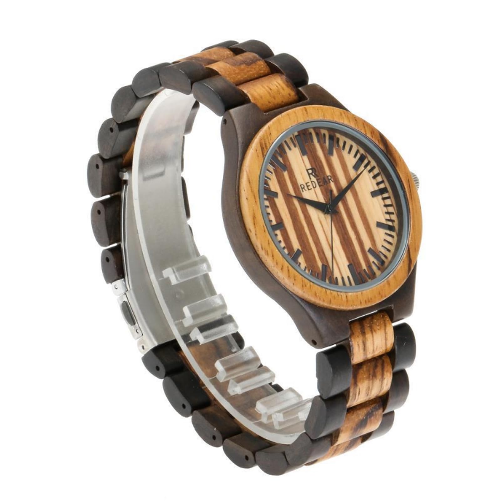 Orologi in Legno per Uomo, Orologio da Polso in Legno Naturale Personalizzato con Incisione e Cinturino in Legno, Anniversario, Compleanno, Marito, papà, Fidanzato, Figlio