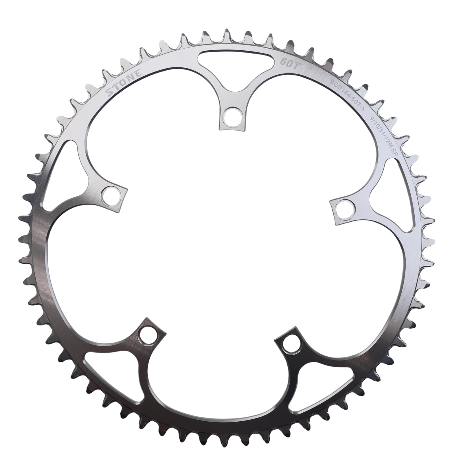Amazon | STONE 144BCDラウンドチェーンリングトラックバイク
