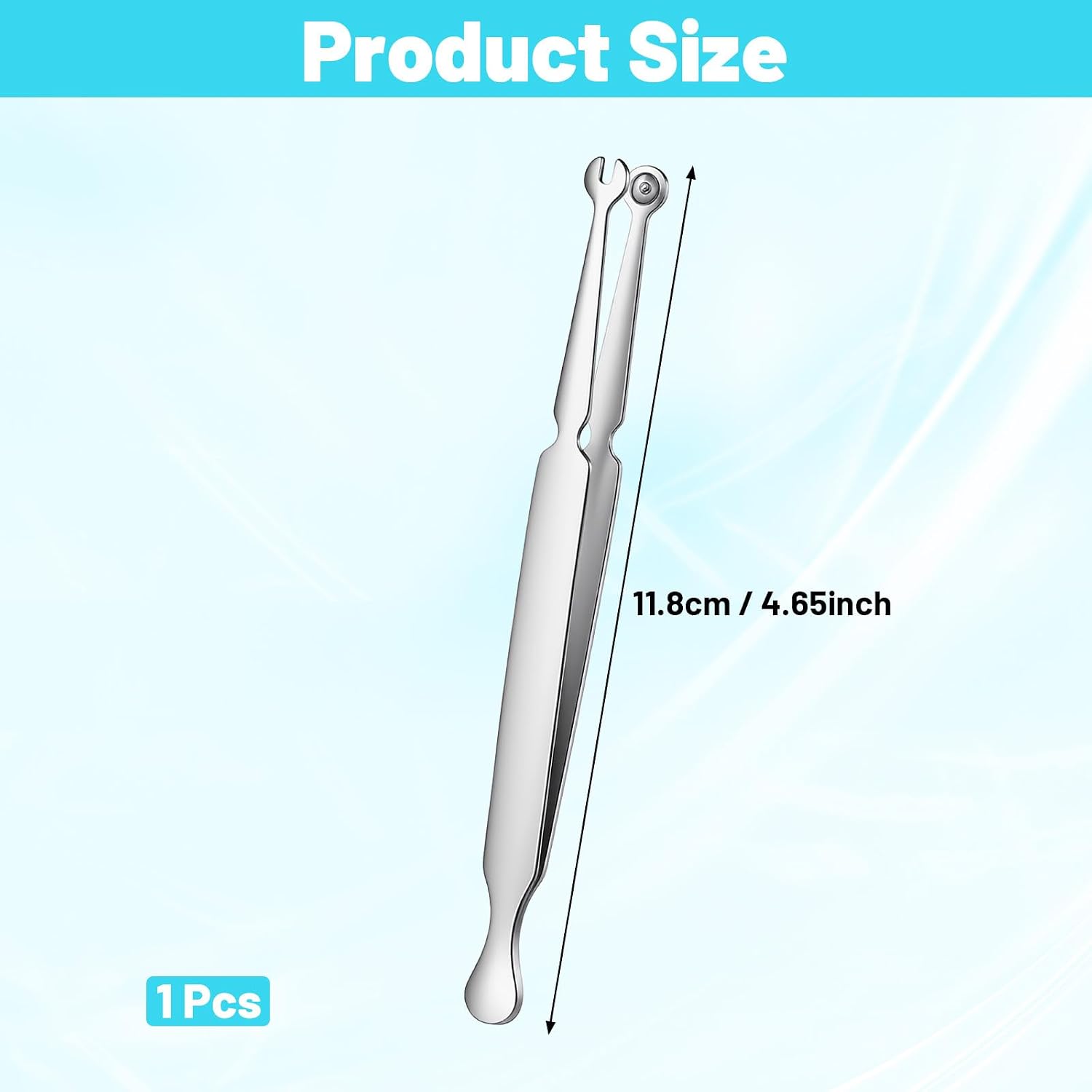 Mabor Piercing Tools for Changing Jewelry, Stainless Steel Piercing Ball Grabber Tool, Piercings Changing Tool for Nose Ear Belly Jewelry