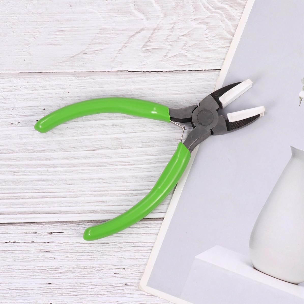 Inch Jewelry Pliers with Plastic Handle for DIY Metal