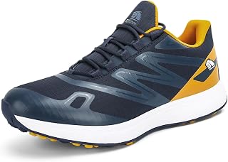 Zapatos de Golf Sin Clavos para Hombres,Exterior Respirable Zapatos de Golf Hombres,Cómodo Ligero Alto Poder de Agarre Zapatos de Golf para Jóvenes,con Soporte de Arco