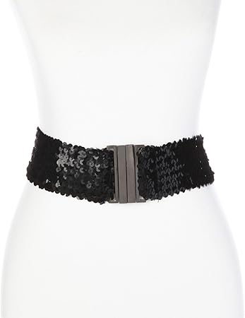 sequin elastic belt