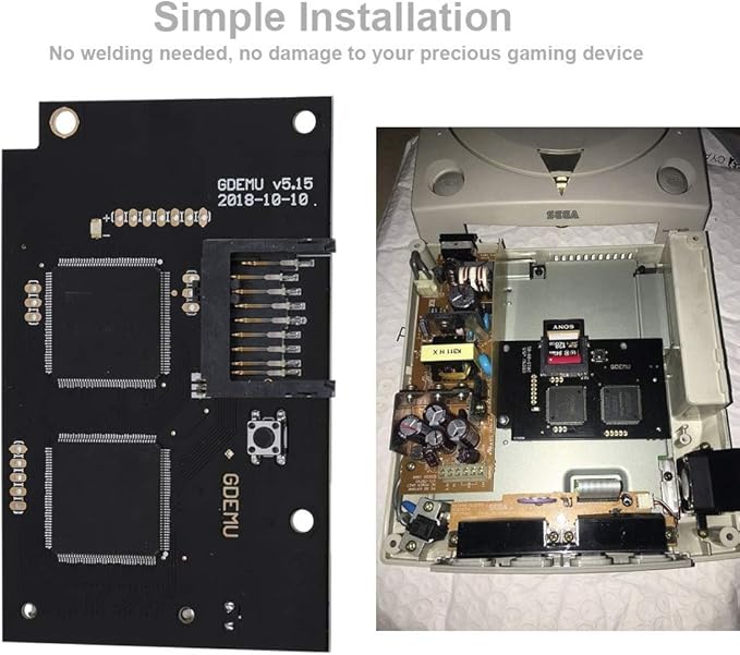 GDEMU Optical Drive Simulation Board Card Repair Part Optical Drive for Dreamcast Console