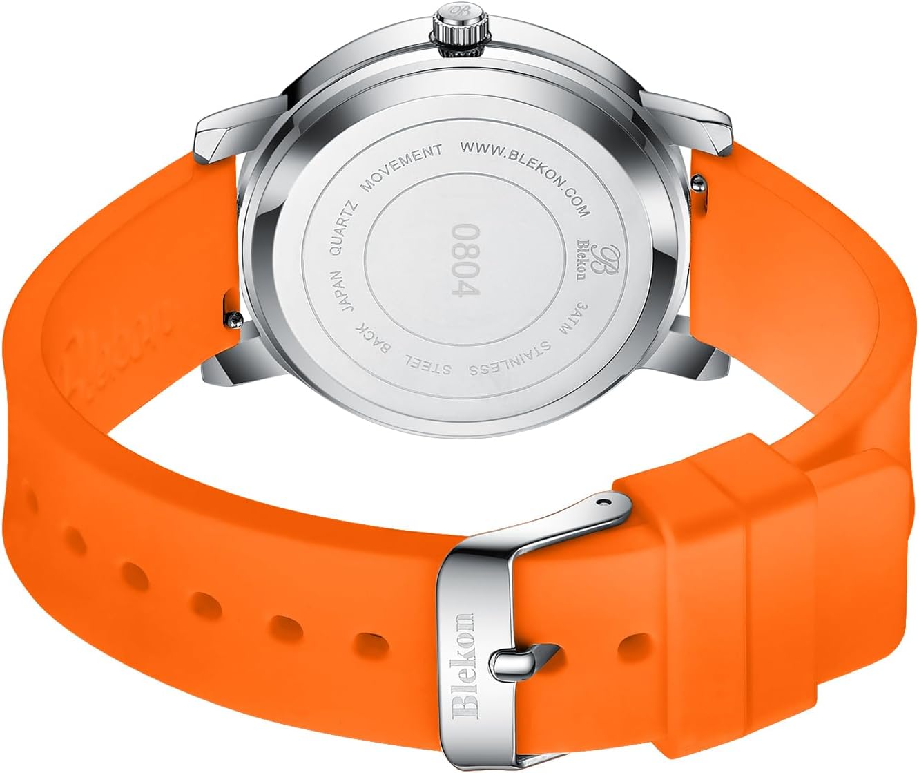 Blekon Pulsometer Nurse Watch with Secondhand – Scrub Matching Band Colors for Medical Professionals – Super EasAy to Read Dial w/Day and Date Indicator, Waterproof Watch