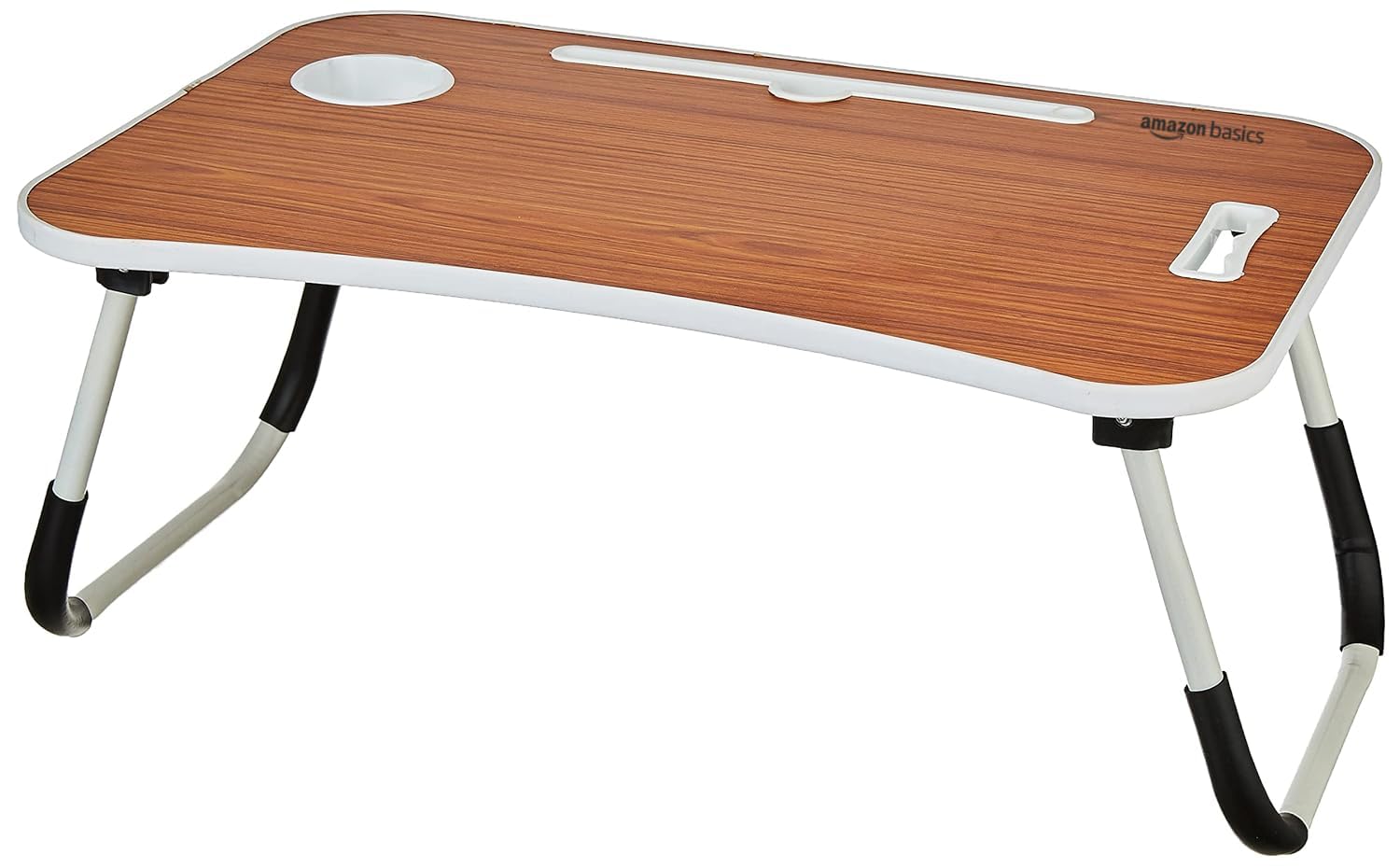 Amazon Basics Multipurpose Foldable Laptop Table with Cup Holder, Brown (B09Z28BQZT) Amazon Price History, Amazon Price Tracker