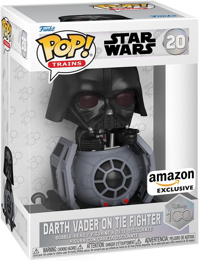 Funko POP! Trains: Disney 100 - Darth Vader - Star Wars - Collectable Vinyl Figure - Gift Idea - Official Merchandise - for Kids & Adults - Movies Fans