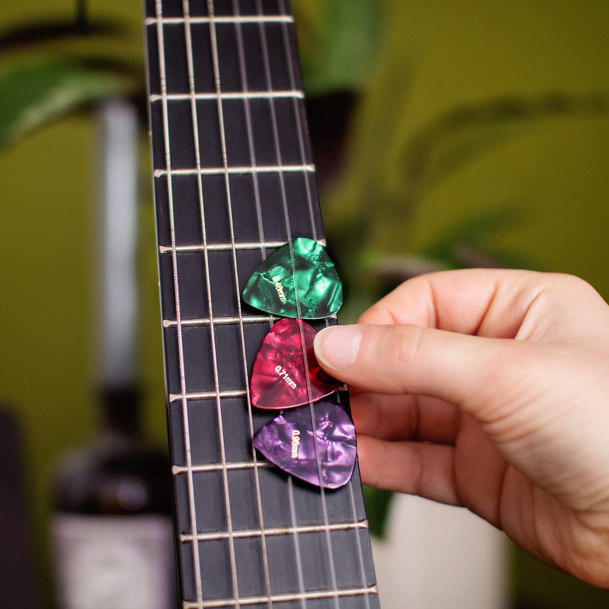 Jeiento 6 Pack Gitaar Picks voor Kids Jongens Meisjes Galaxy