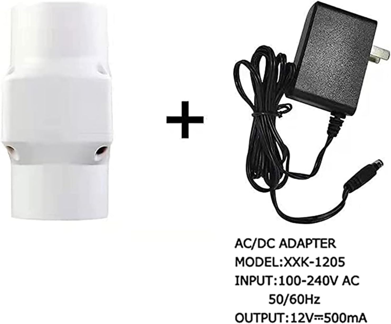 Inline Duct Fan 3 Inch 75Mm Tube Extractor Ventilation Fans Air Circulation Air Diffuser Exhaust Blower for Grow Tent Ceiling Wall Basement Bathroom (Color : Normal Power, Size : 75mm-10w)