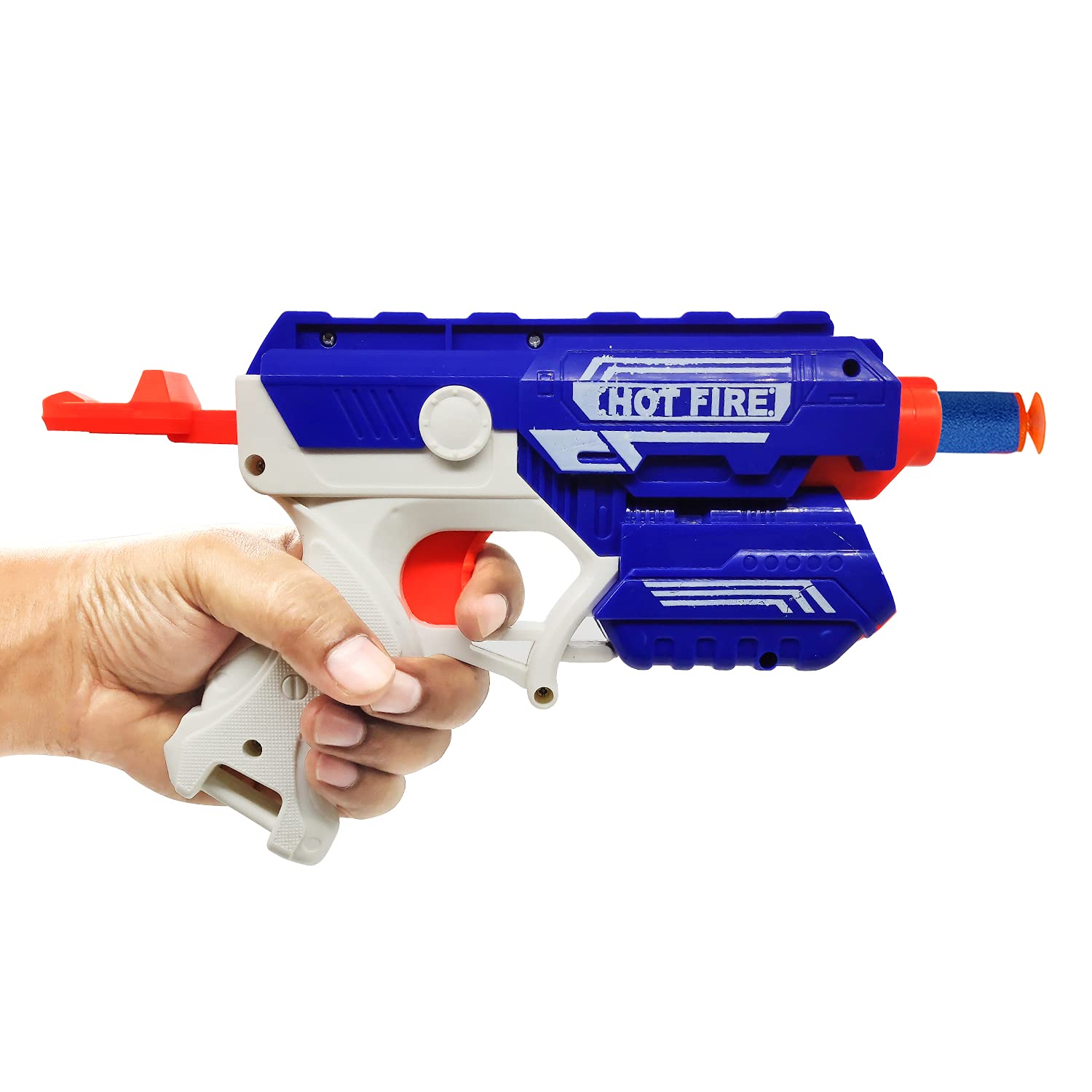 NHR Foam Blaster Gun Toy, Safe and Long Range Shooting Gun, (10 Foam