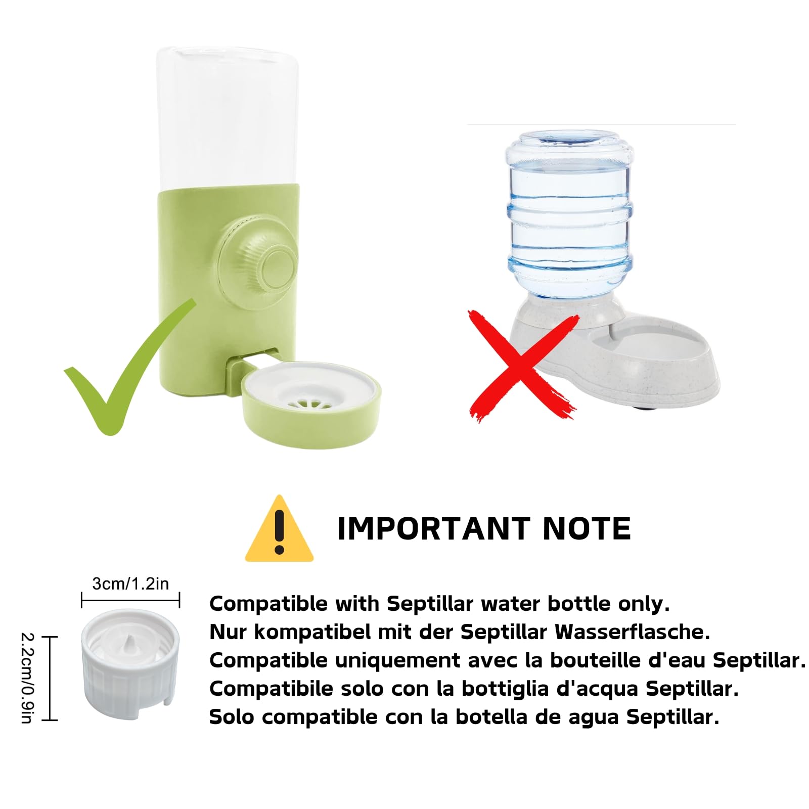 Tappi per Bottiglie d'Acqua Usa e Getta in Plastica PP PE Trasparente PCO 1881 1810 da 28mm a Prezzo Conveniente con Sistema Anti-Goccia in Vendita