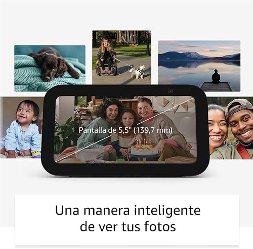 Echo Show 5 (Última generación) | Pantalla táctil inteligente diseñada para controlar tus dispositivos de Hogar digital y más | Gris azulado, con Acceso Anticipado a Alexa+ - 5