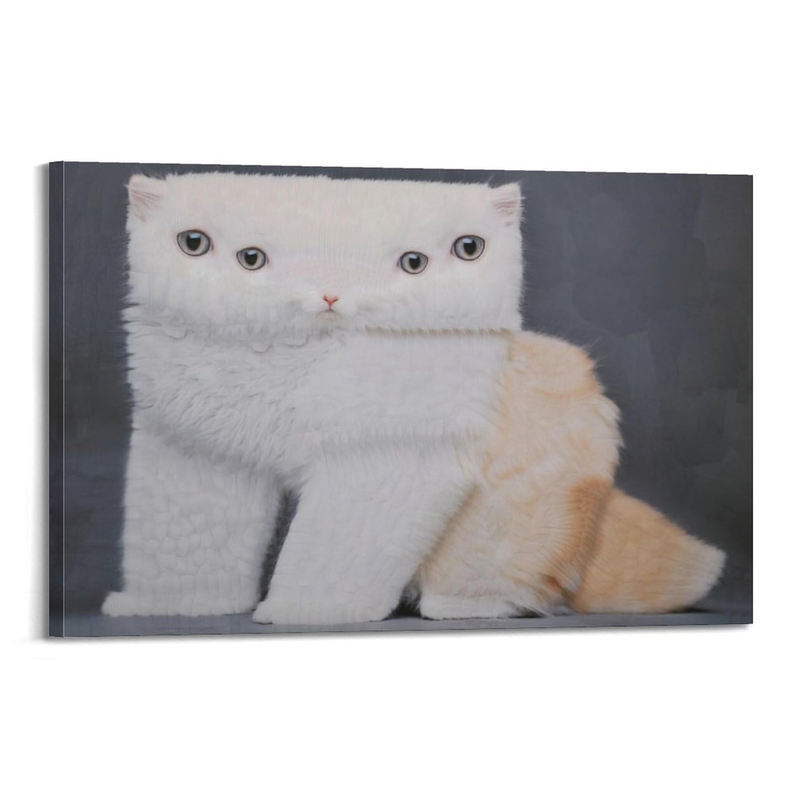 Poster Gatti Su Tela 40x60 Cm - Decorazione Moderna Per Camera Da Letto