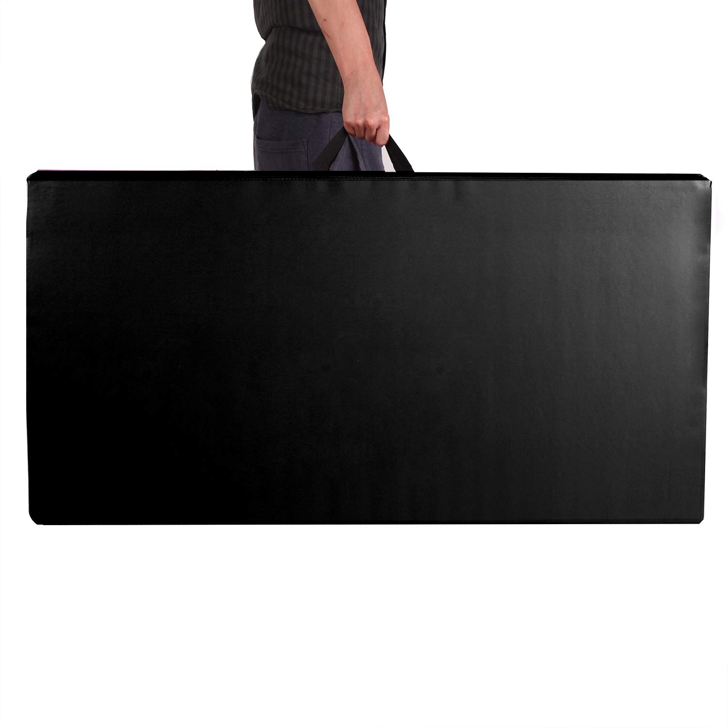CCLIFE Turnmat, zachte vloermat, inklapbaar voor thuis, fitnessmat, gymnastiekmat, antislip, sportmat, speelmat, kleur: grijs
