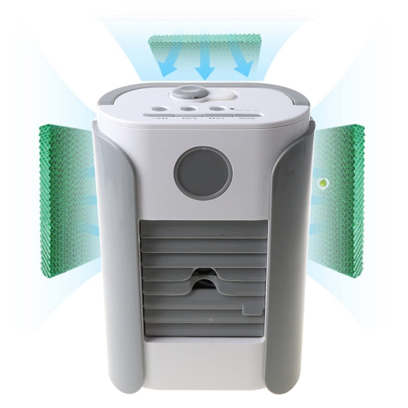 Aire Acondicionado portátil, Enfriador, humidificador, purificador, portátil, para el hogar, habitación, Oficina, Ventilador de refrigeración silencioso