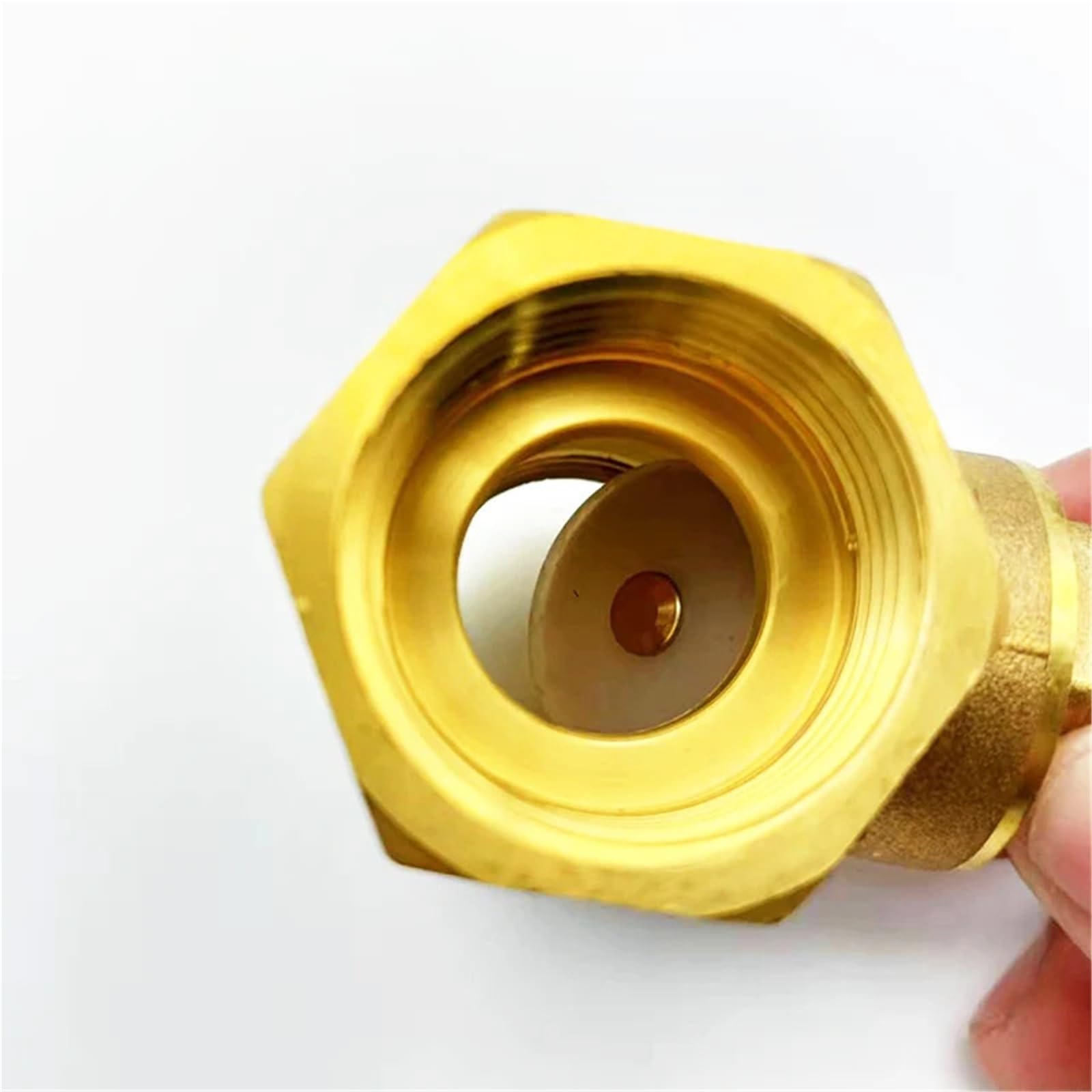 Valvola di ritegno a battente in ottone con filettatura femmina da 1/2" 3/4" 1" Valvola di non ritorno unidirezionale for acquario Valvola a galleggiante 1-1/4" 1-1/2" 2"(3/4")