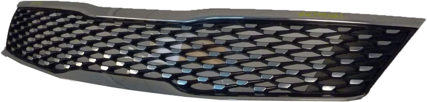 2016-2018 Kia Optima Front Grille; Dark Metallic With Upper/Lower Smoke Chrome Molding; Without Adaptive Cruise Control; Made Of Abs Plastic Partslink KI1200188