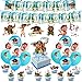 Ksopsdey 50 PCS Decorazioni Per La Festa Moana,Decorazioni La Festa Compleanno Ocean Pocahontas,Set Palloncini Per Feste Compleanno,Decorazioni Feste Compleanno Ragazze,Forniture Per Feste Di Moana