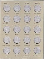 Vista 3 de H.E. Harris & Co. US Washington National Parks Quarter Coin Folder Two Volume Set P & D 2010 – 2021#2880,2881