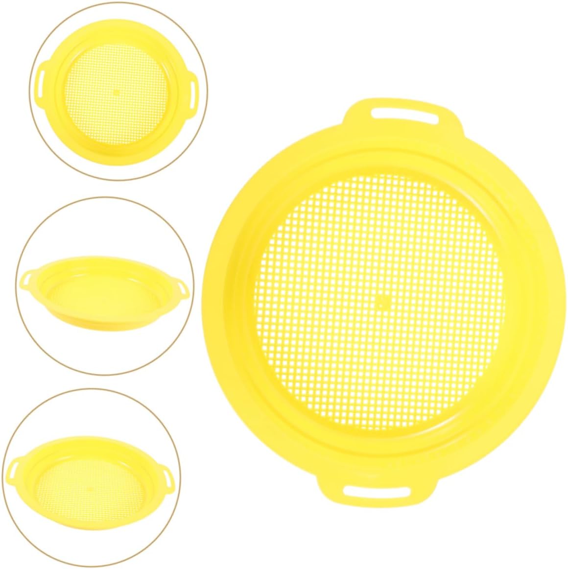 BESPORTBLE 12pcs Gold Sifting Pan Mesh Sieve for Prospecting and Beach Filtering Efficient Mineral for Gold Enthusiasts