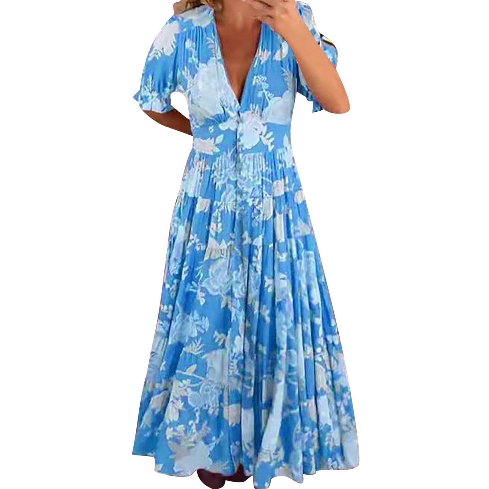 Jecarden Strandjurk voor dames, bikini cover-up - oversized strandponcho dames zomer pareos zomerjurk dames elegant badmode strand bedekking shirt voor vakantie De eenheidsmaat
