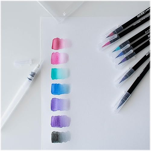 Miniatura 8 de Art 101 Creative Tools - Bolígrafos de pincel, surtido, 8 bolígrafos/paquete, 3 paquetes/caja (73024)