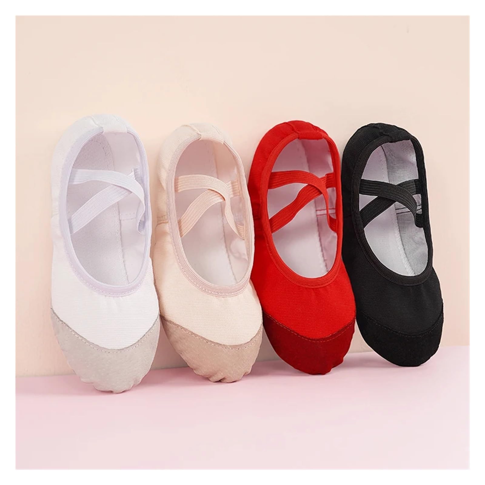 Zapatillas De Ballet Zapatillas de ballet suela blanda, antideslizantes, profesionales, gimnasia for adultos y con dividida para danza