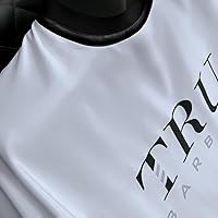 Vista 4 de TRU BARBER Capa de corte de peluquería, ligera e impermeable, capa de salón profesional con cierre a presión, capa de peluquería, capa