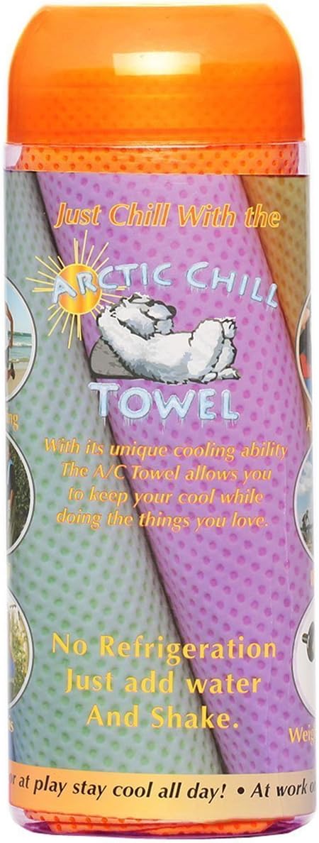 Arctic Chill Towel, Orange