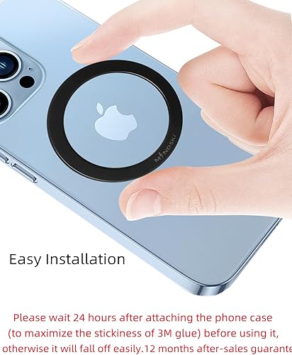 Miniatura 3 de Mindsky Innovador anillo magnético avanzado resistente al frío y al calor, no se oxida, no se raya (40 imanes pequeños en el interior), compatible