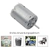 2pcs 385 DC 6v-24V Micro Strong Magnet Carbon Brush DC Motor for DIY Toys