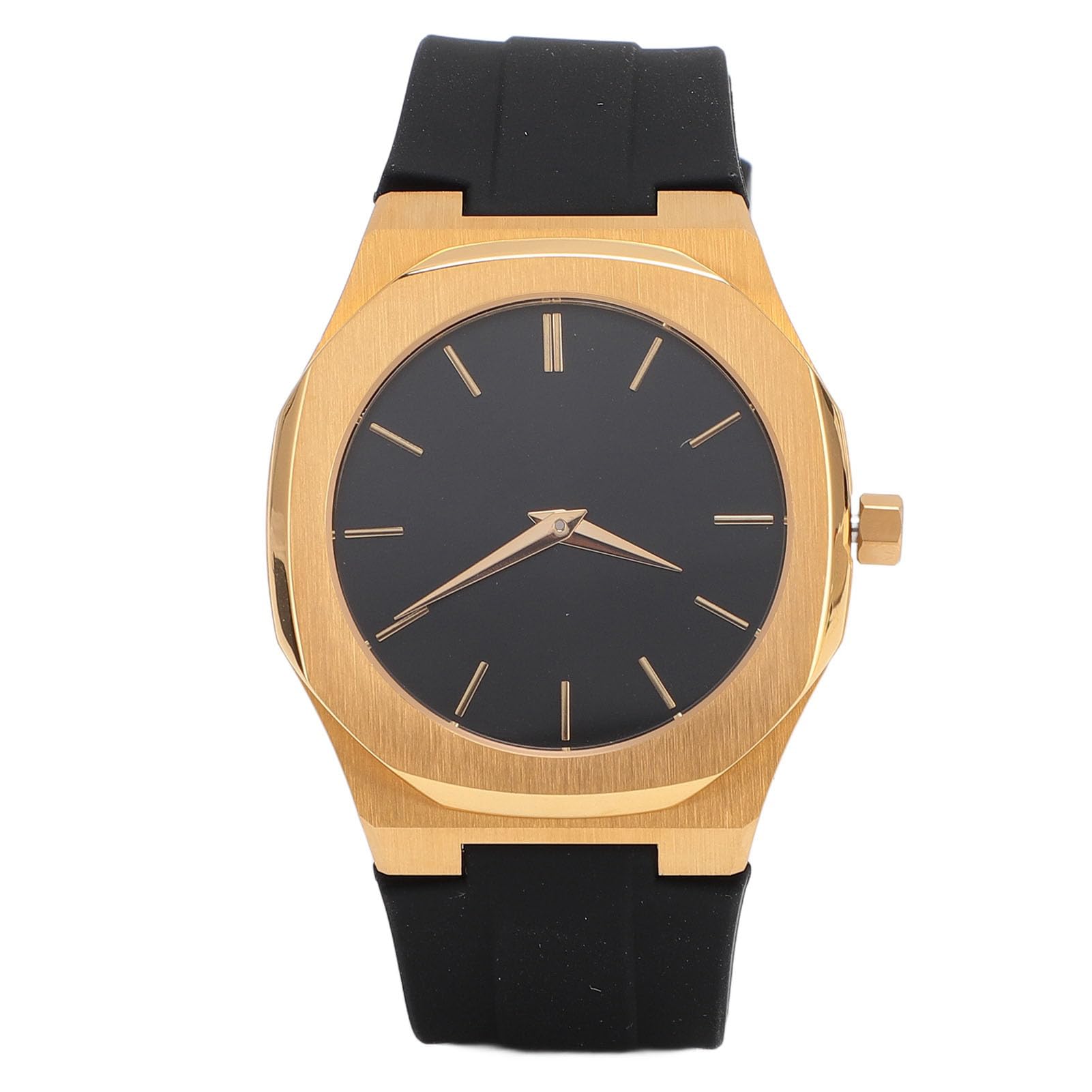 Pwshymi Reloj de Cuarzo, Diseño Delgado Resistente Al Agua de Acero