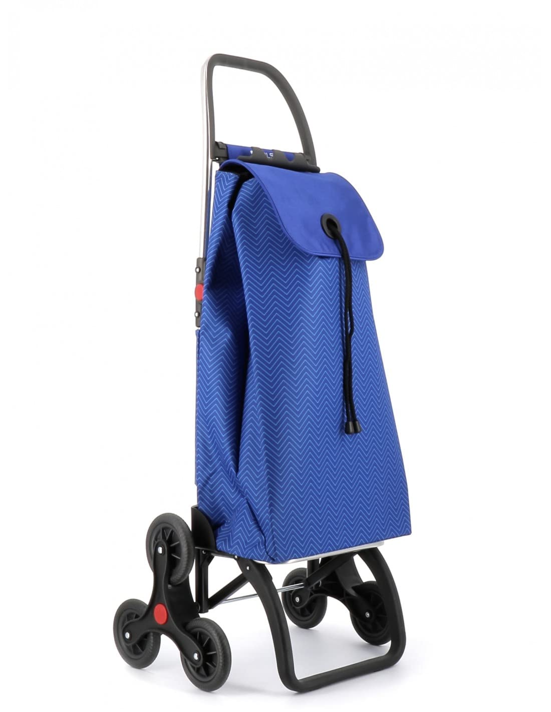 Klappbarer Einkaufstrolley Rolser I-Max ONA 6 Räder Treppensteiger - Blau