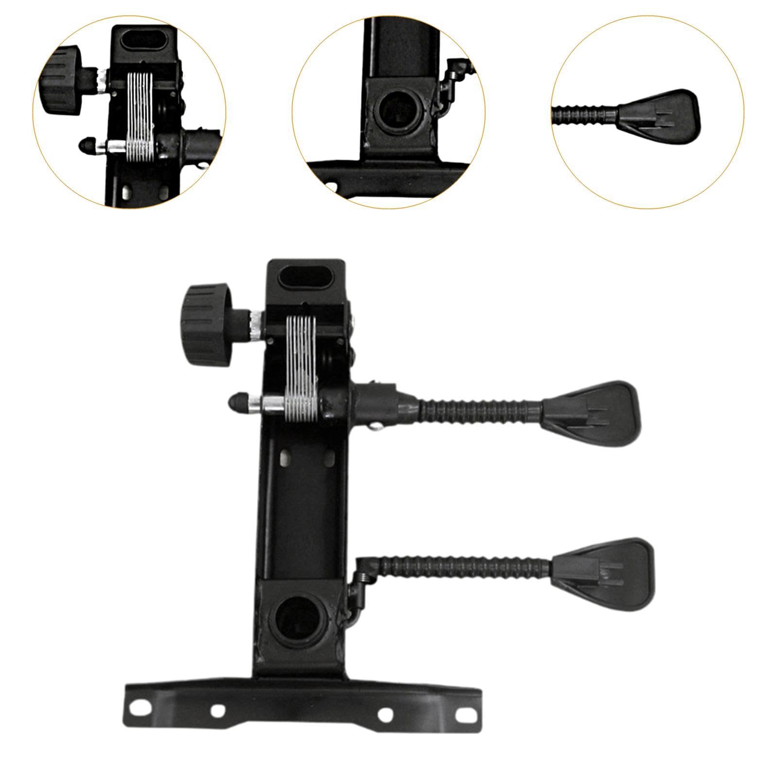 Sharplace Silla de Oficina con Mecanismo Giratorio y Control de inclinación, Base Ajustable y Soporte de Acero