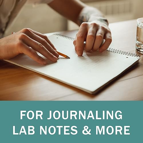 Miniatura 7 de Rosmonde Cuadernos de composición con rayas universitarias, combinados, paquete surtido de 5 unidades, 200 páginas (100 hojas), tapa dura,