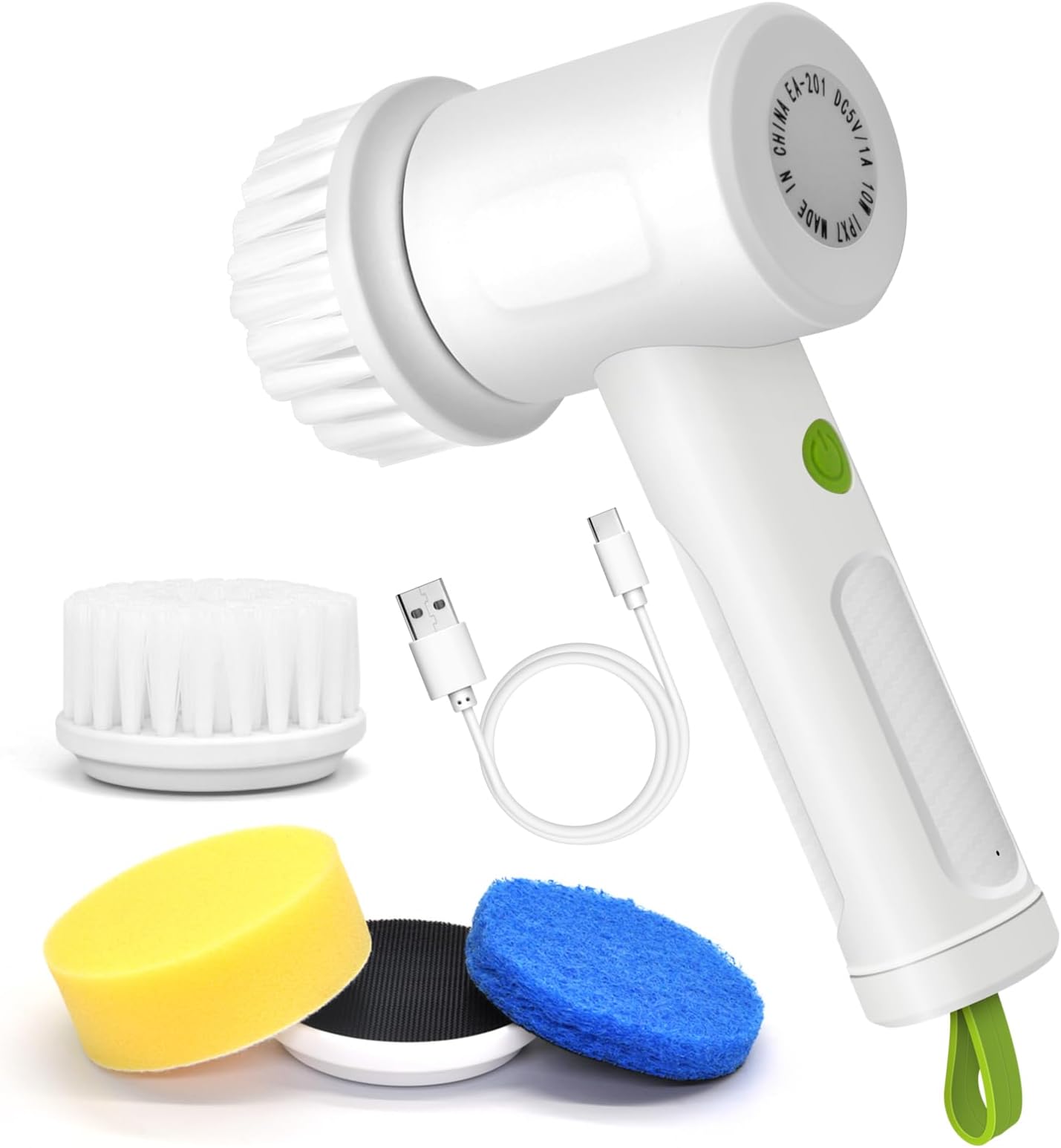 Amazon.com: Rechargeable Kitchen Brush Sink Cleaner Bathroom Bathtub Clean Brush Spin Scrubber ...