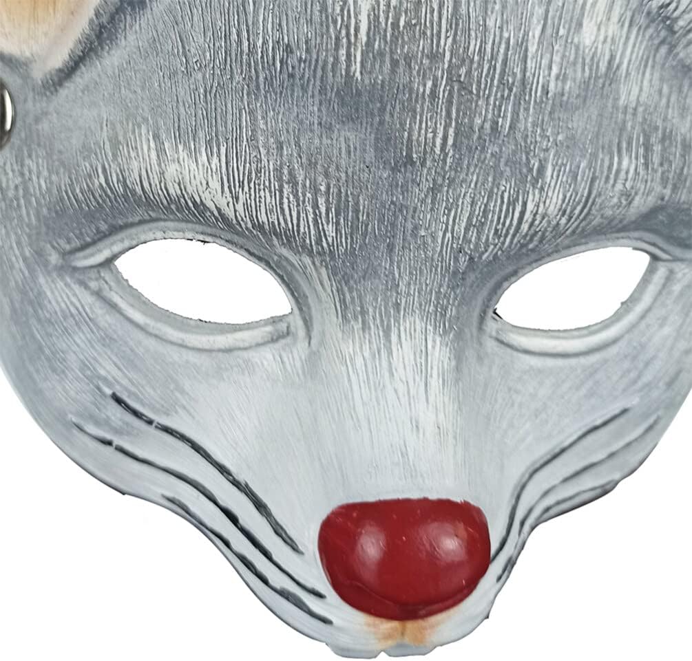 Pack De 2 Máscaras De Lobo De Plástico Para Carnaval – Halloween, Cosplay Y Fiestas Temáticas