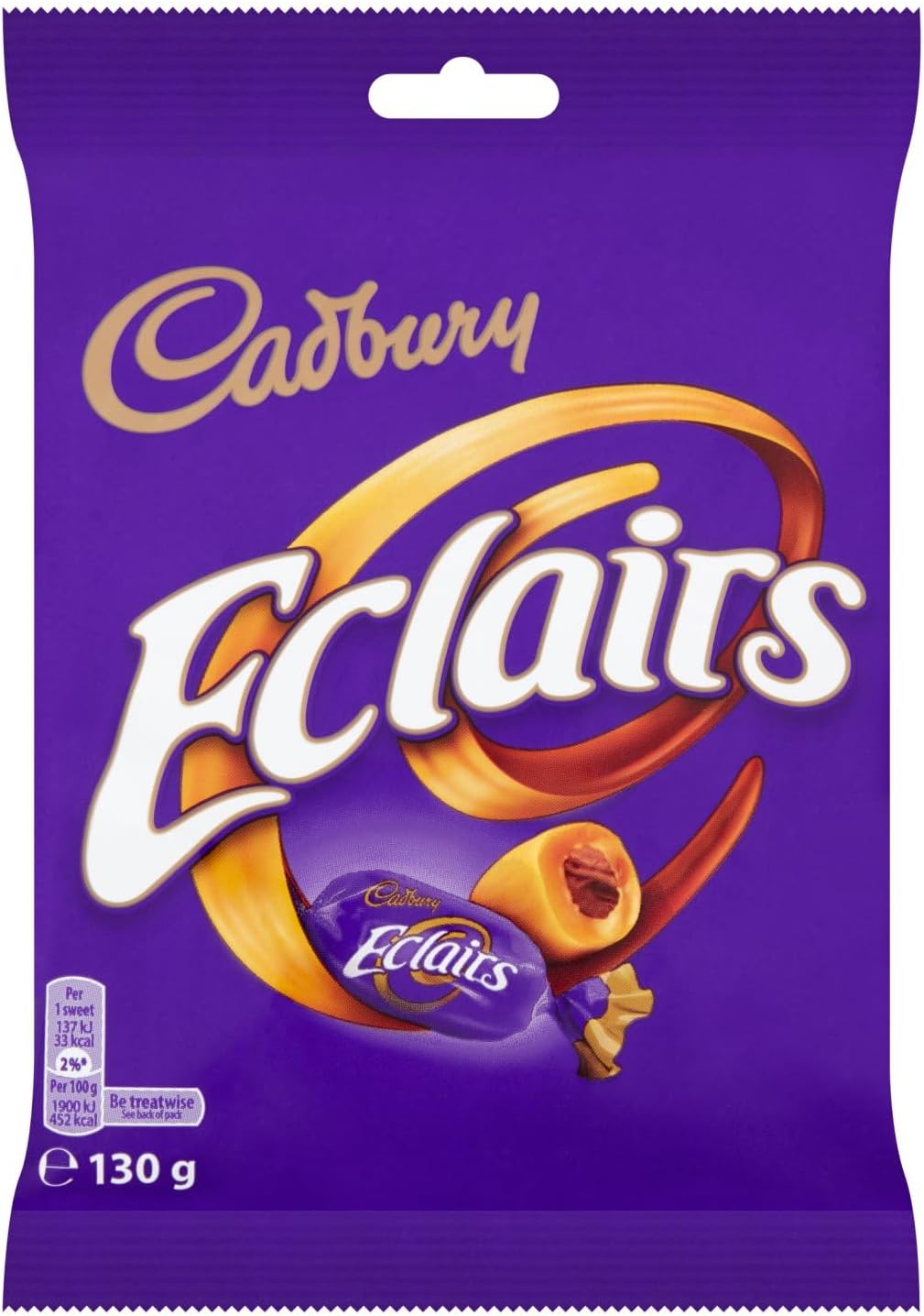 Cadbury Chocolate Eclairs 130G Bag