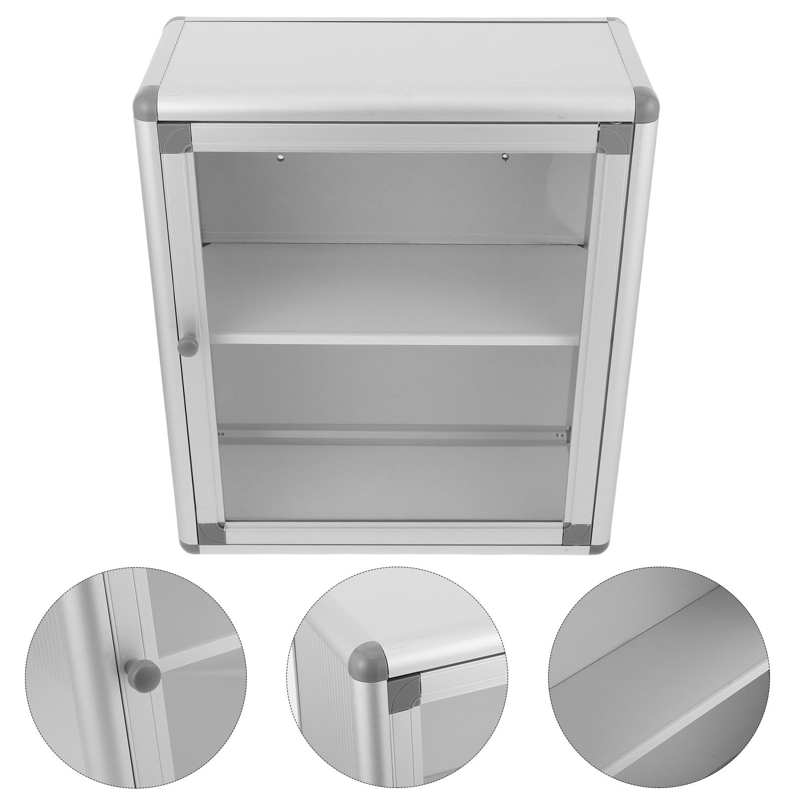 ABOOFAN Caja de Almacenamiento para Medicamentos de Pared, Botiquín de Primeros Auxilios Compacto y Conveniente para Organizar Medicinas Hogar