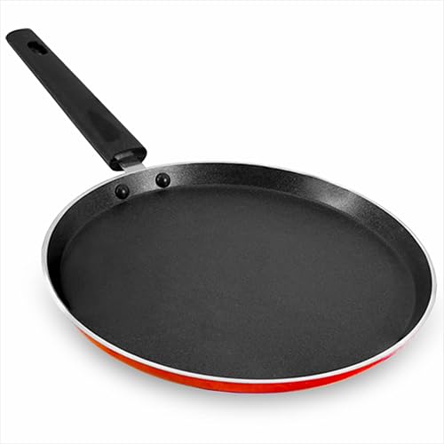 Miniatura 1 de Tawa 280mm Induction Base1 Pcs Stainless Steel Momo Sweet ChimtaRoasting Jali 185Kitchen-Cleaning Cloth  Combo of Frying pan tawajali chapatiCloth