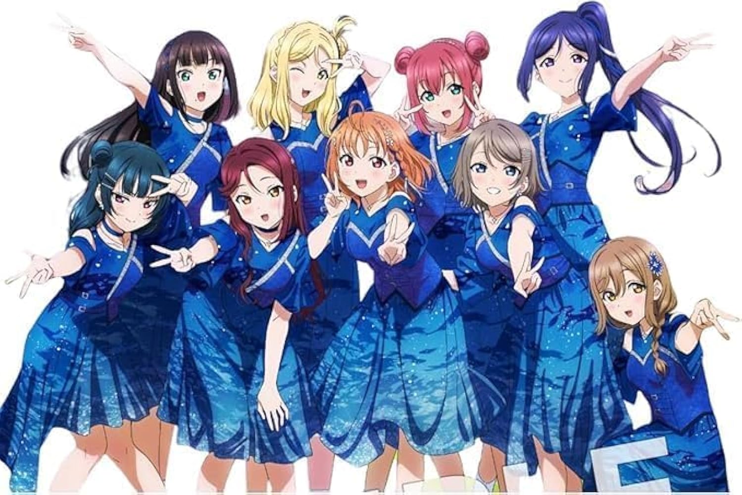 ラブライブ 永久hours 渡辺曜 松浦果南 黒澤ルビィ コスプレ Aqours 61CPRZzlOLL._UY1000_.jpg