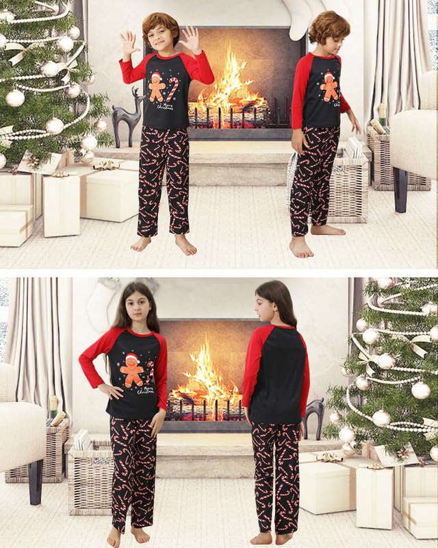 Pigiami Natalizi per Tutta la Famiglia, Pigiama Natale Famiglia Invernale Pigiama Natalizio, Manica Lungo Donna Uomo Pigiami di Natale Famiglia, Pigiami Natale Coppia Pigiama Natale Bambino Bambina