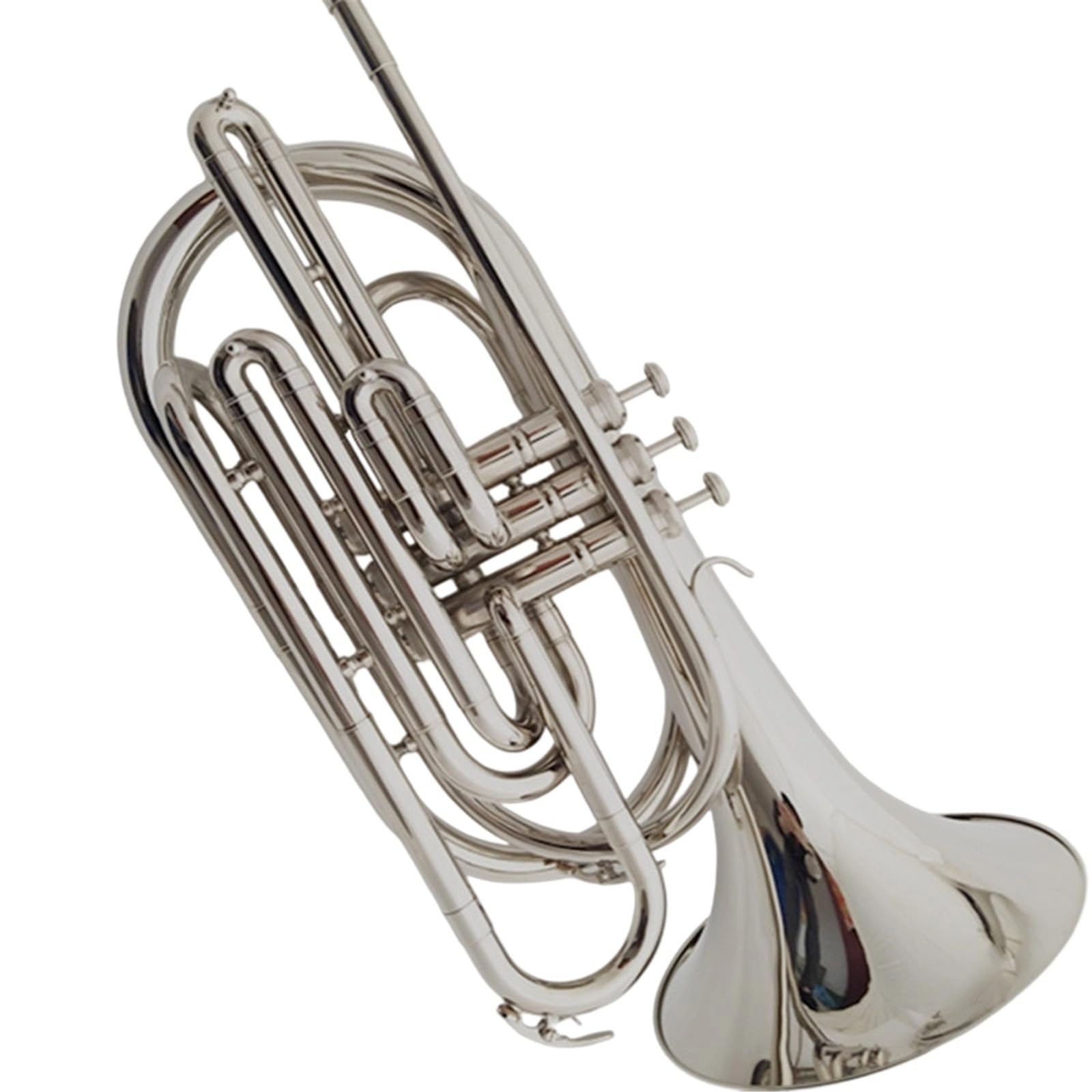 Regulowany puzon Puzon marszowy B dur instrument dęty ze stopu niklu i srebra